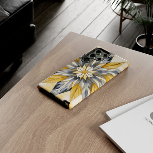 Sunshine Bloom Mosaic - Impact Resistant Phone Case